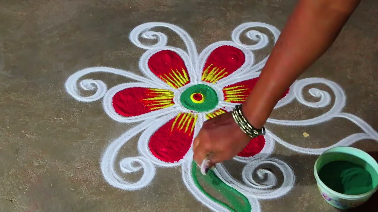 Mahashivratri  2026 🌻 3*2 special flower rangoli kolam🌻 beautiful kolangal 🌻pandaga muggulu