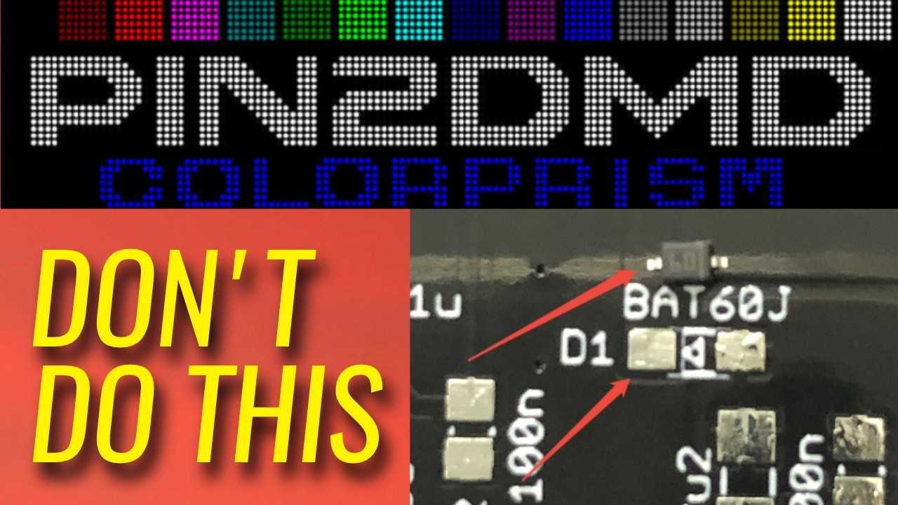 Pin2DMD Hardware Build – Assembling a Color DMD Display (Mistakes & Fixes) | EP1