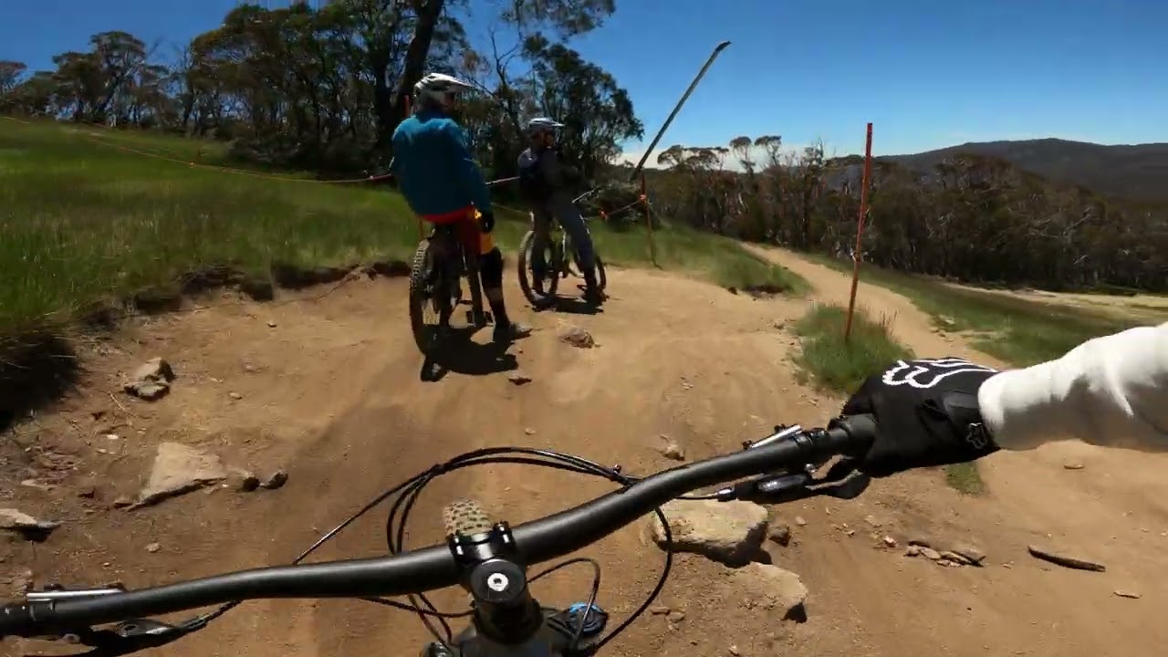 Thredbo Mountain Bike Park. Kosciuszko Flow Trail. Sunday 17th December 2023.