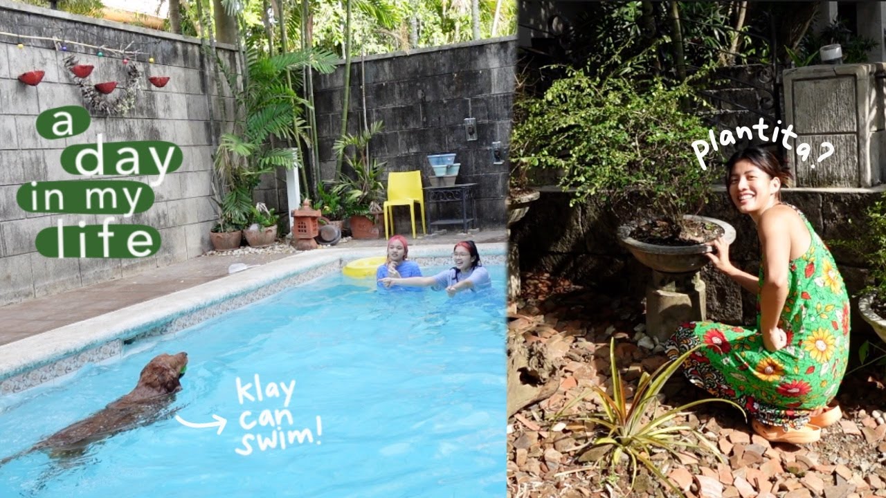 Fixing The Garden + Swimming With Kobe & Klay | Kianna Dy