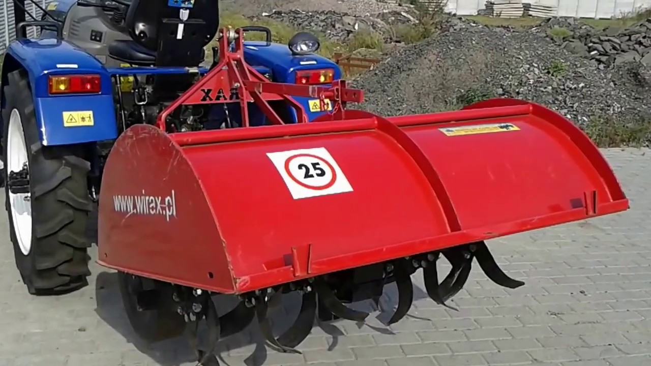 Купить Фреза U575/3 1.25 м с колесами /Wirax, Польша/ minitrak.com.ua