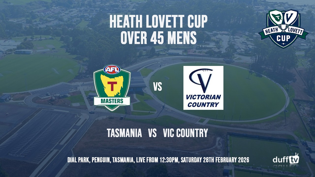 Tasmania vs Vic Country | Over 45 Men | Heath Lovett Cup 2026