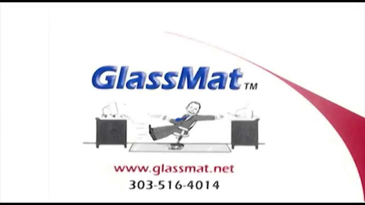 GlassMat office mats gluide