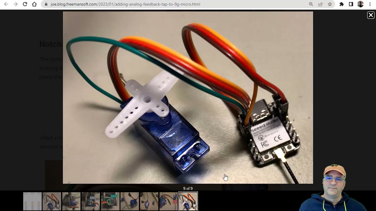 Adding analog feedback tap to Micro Servos