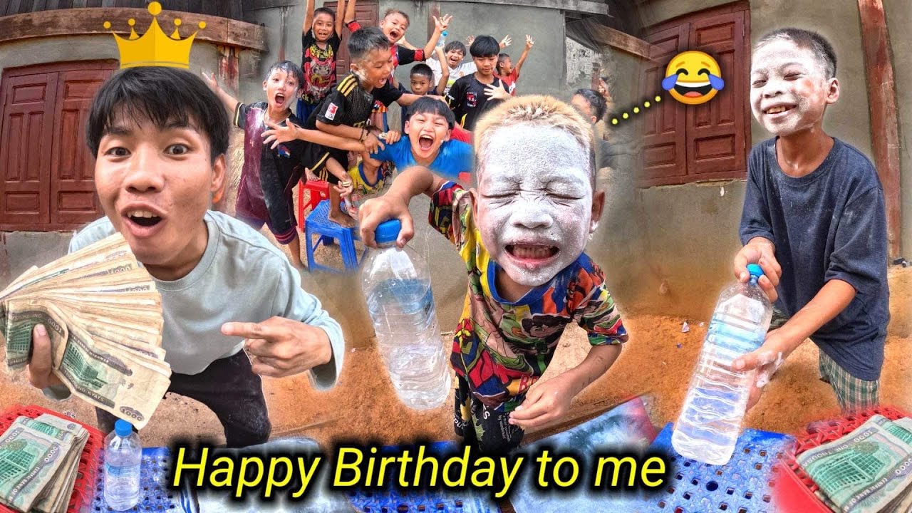 .! Bread money for children on my birthday.🎉🎊( So Funny Game )🤣😂