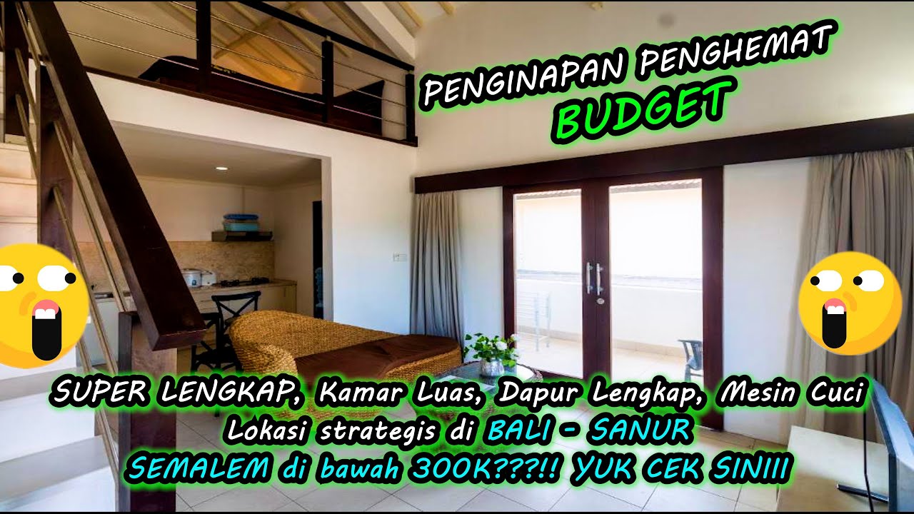 BISA GINI?! PENGINAPAN di BALI ini DIBAWAH 300rb🤑 !! Kamar LUAS dan FASILITAS LENGKAP