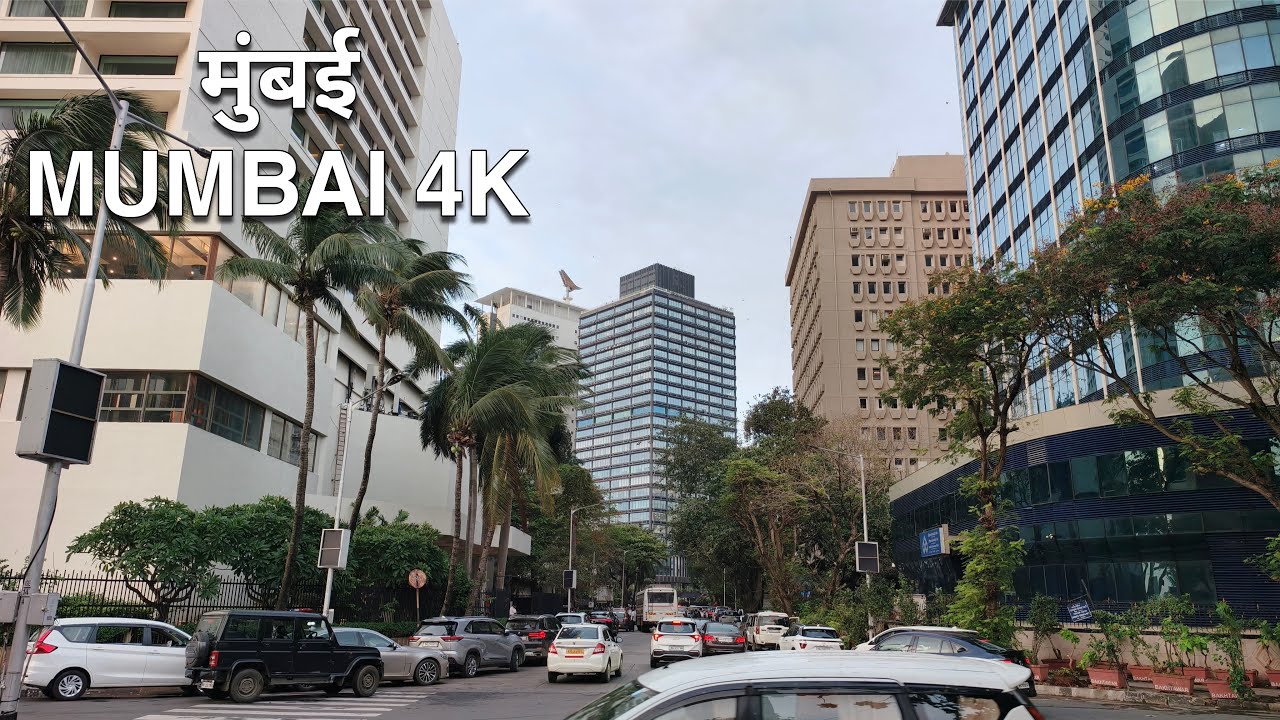 MUMBAI'S Nariman Point | 4K HDR Monsoon Walk in Prominent Business District of South Mumbai❤️🇮🇳
