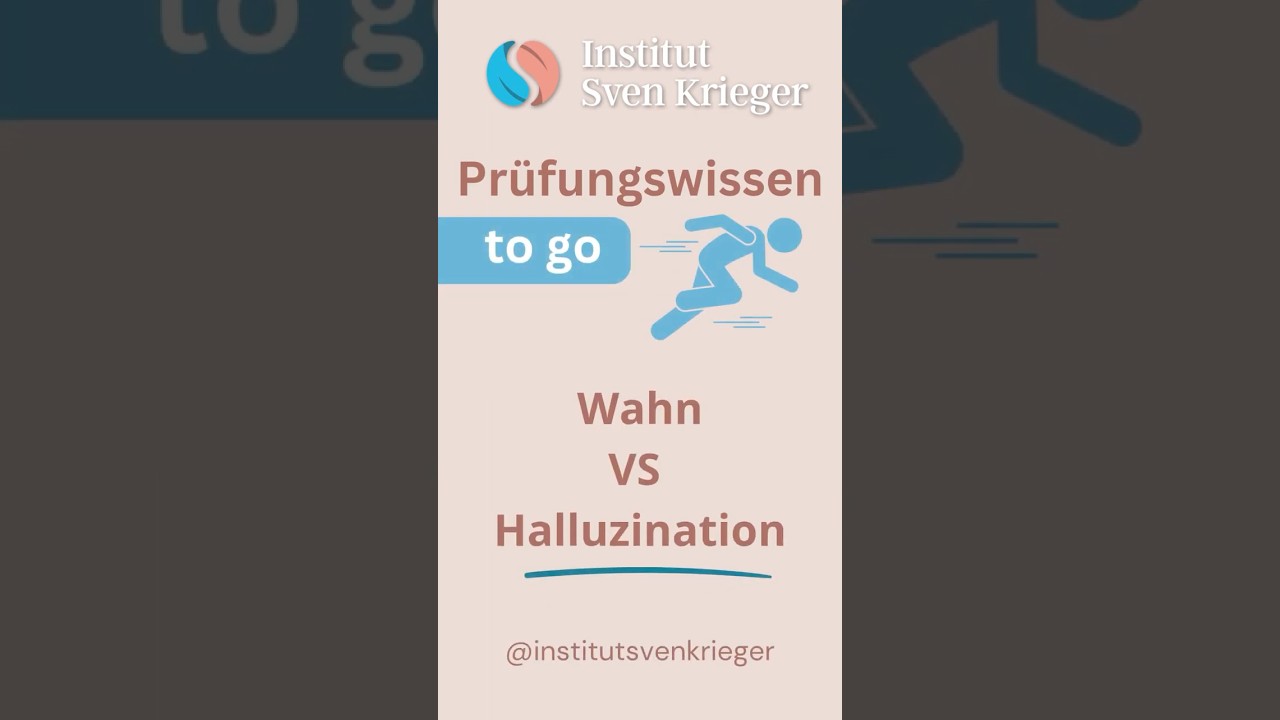 Wahn vs. Halluzination: Der Unterschied!  #heilpraktikerpsychotherapie #wahn #halluzination