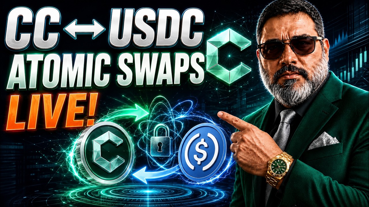 🔥Canton Coin&rsquo;s Biggest Breakthrough Yet&mdash;LIVE CC & USDC Atomic Swaps!