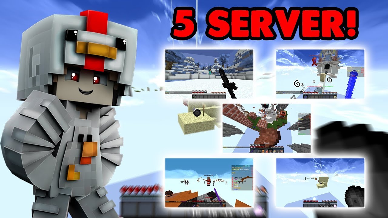 5 Spielmodi auf 5 Servern in einem Video!