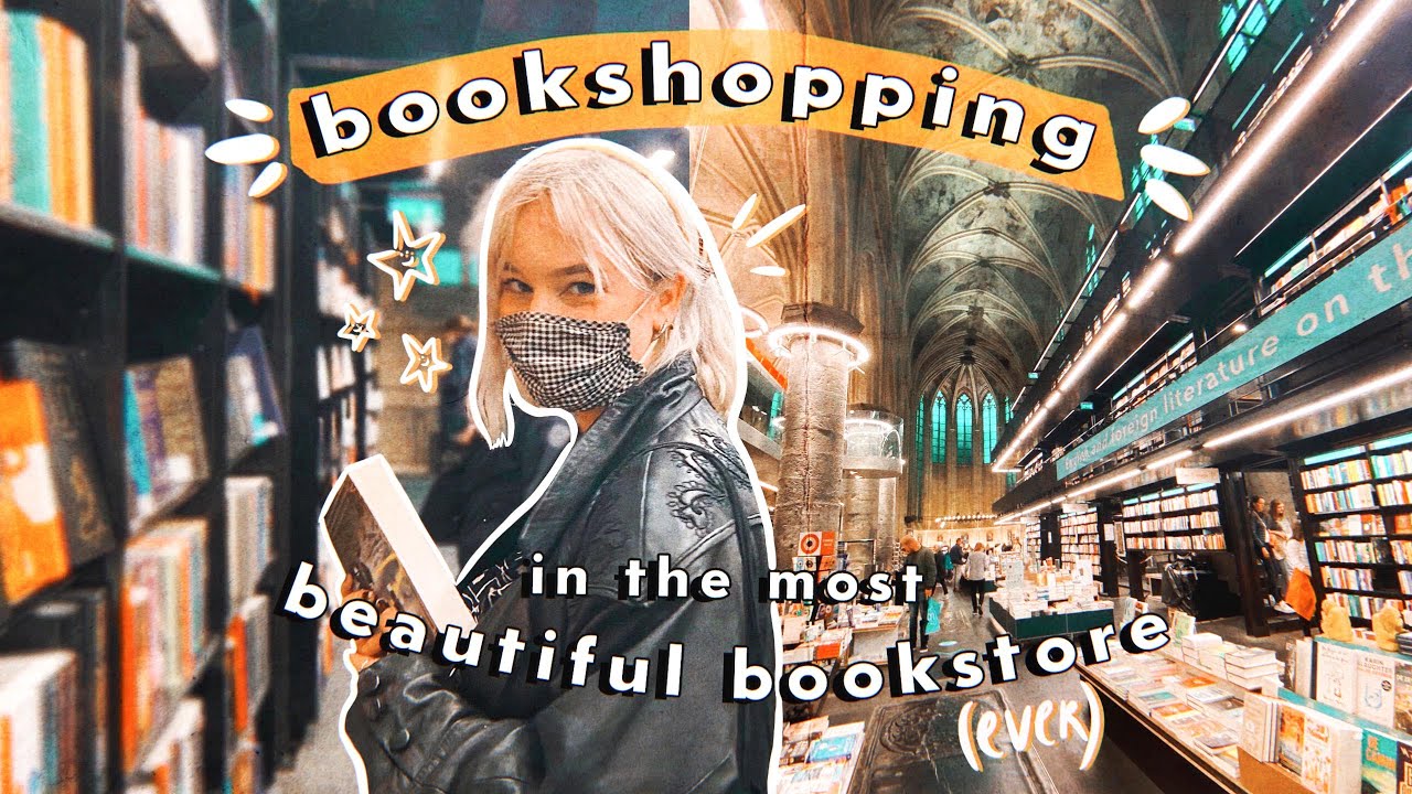 Come book shopping with me in the prettiest bookstore ever 📚 vlog + a little book haul
