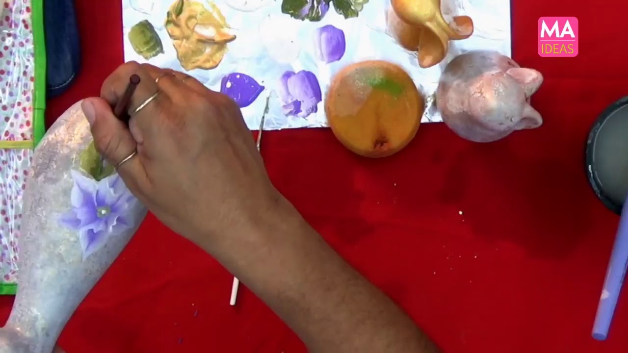 Como pintar unos conejos con la tecnica Visos Dorados, con Miguel Rincón