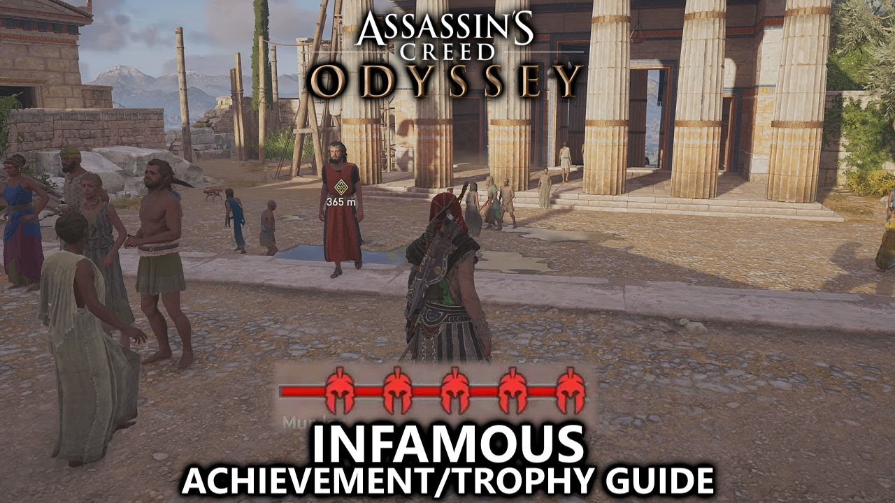 Assassin's Creed Odyssey - Infamous Achievement/Trophy Guide - Maximum Bounty Level