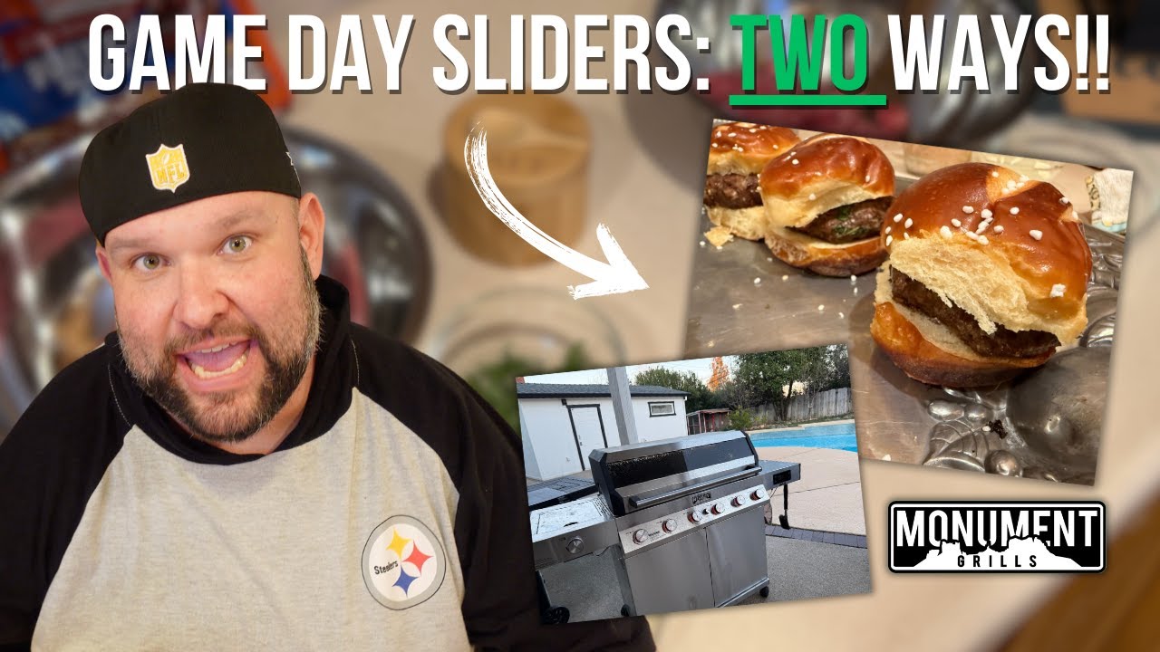 Hamburger Sliders on the Grill (TWO WAYS!)