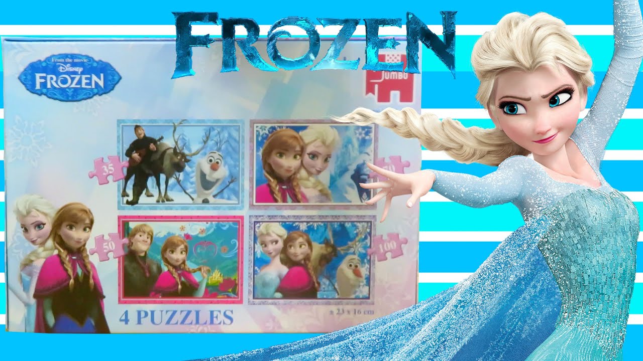Disney Frozen 4-in-1 Jigsaw Puzzle Review