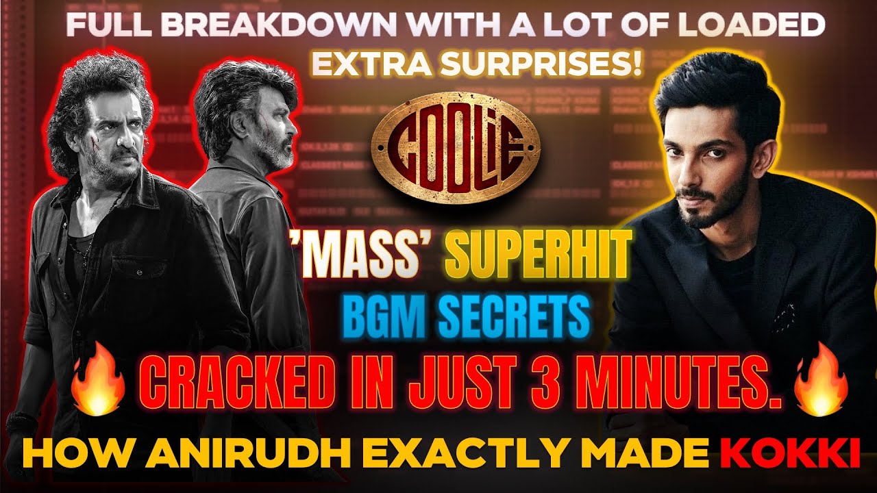 HOW ANIRUDH EXACTLY MADE KOKKI | BGM TUTORIAL | 84 MUSIC | COOLIE OST | @yoursmusicallysanjay​