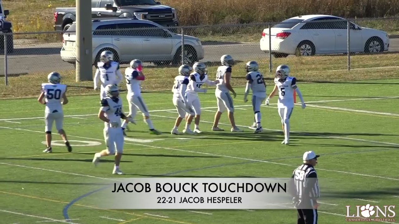 WCSSAA Football (Senior) - Laurel Heights Hurricanes vs Jacob Hespeler Hawks