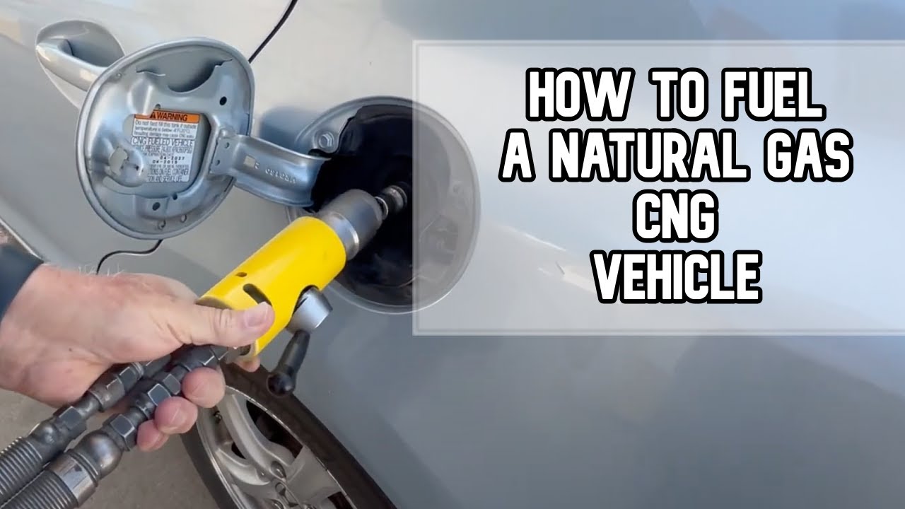 How to fuel a natural gas / CNG car DIY video #cng #naturalgas