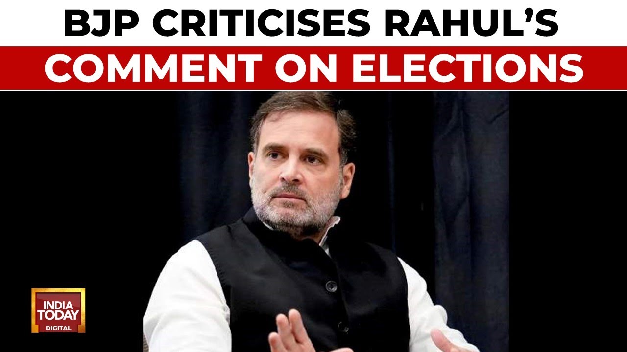 BJP Slams Rahul Gandhi's US Comments On Election Commission | Congress Defends Stance