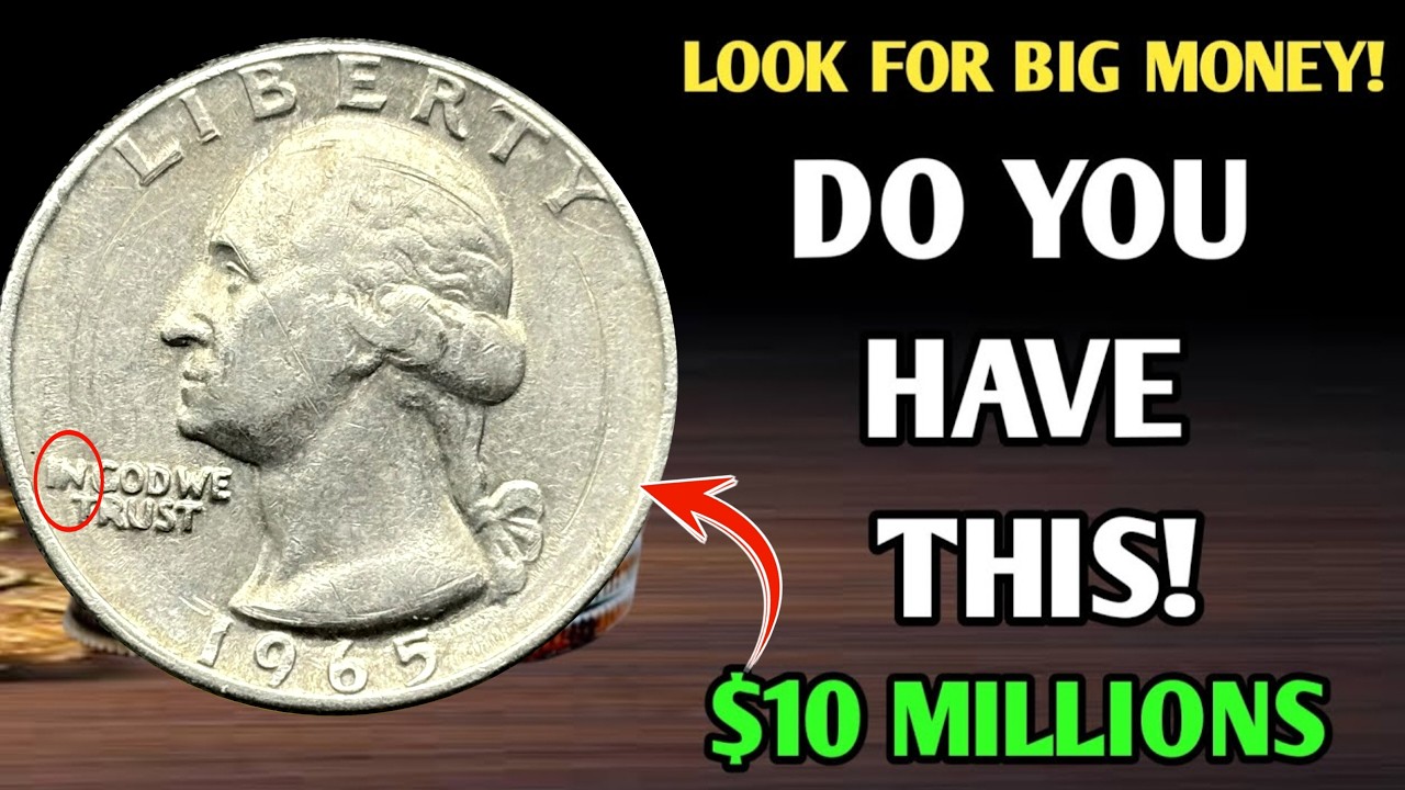 Most Valuable 1965 Washington Quarter – Rare Errors That Sold for Thousands !