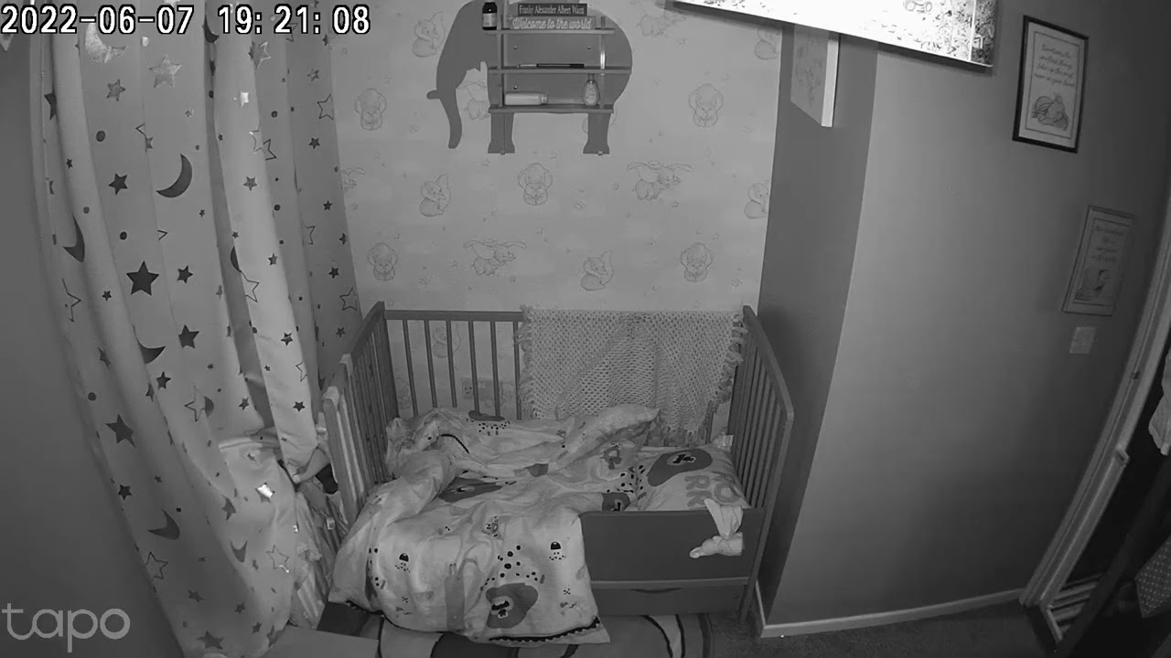 ghost shadow caught on baby monitor camera