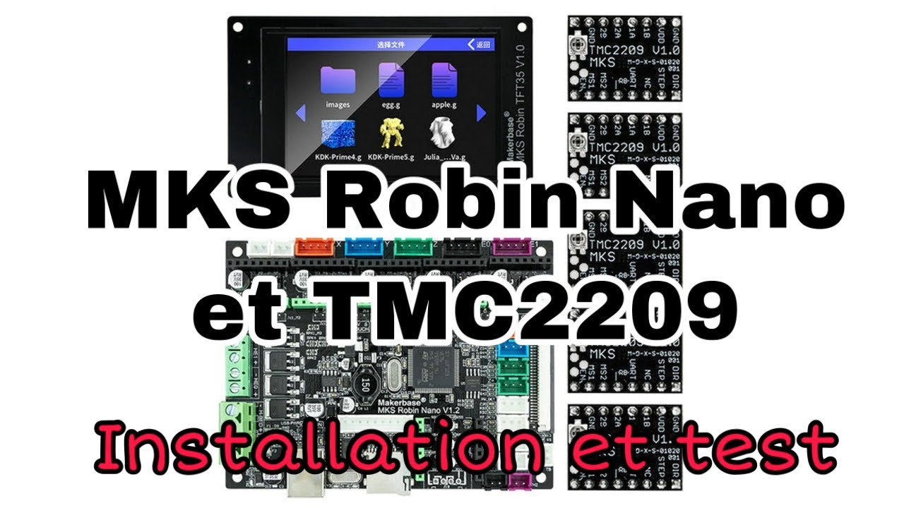 MKS Robin Nano, une carte mère 32 bits avec une interface tactile innovante !?