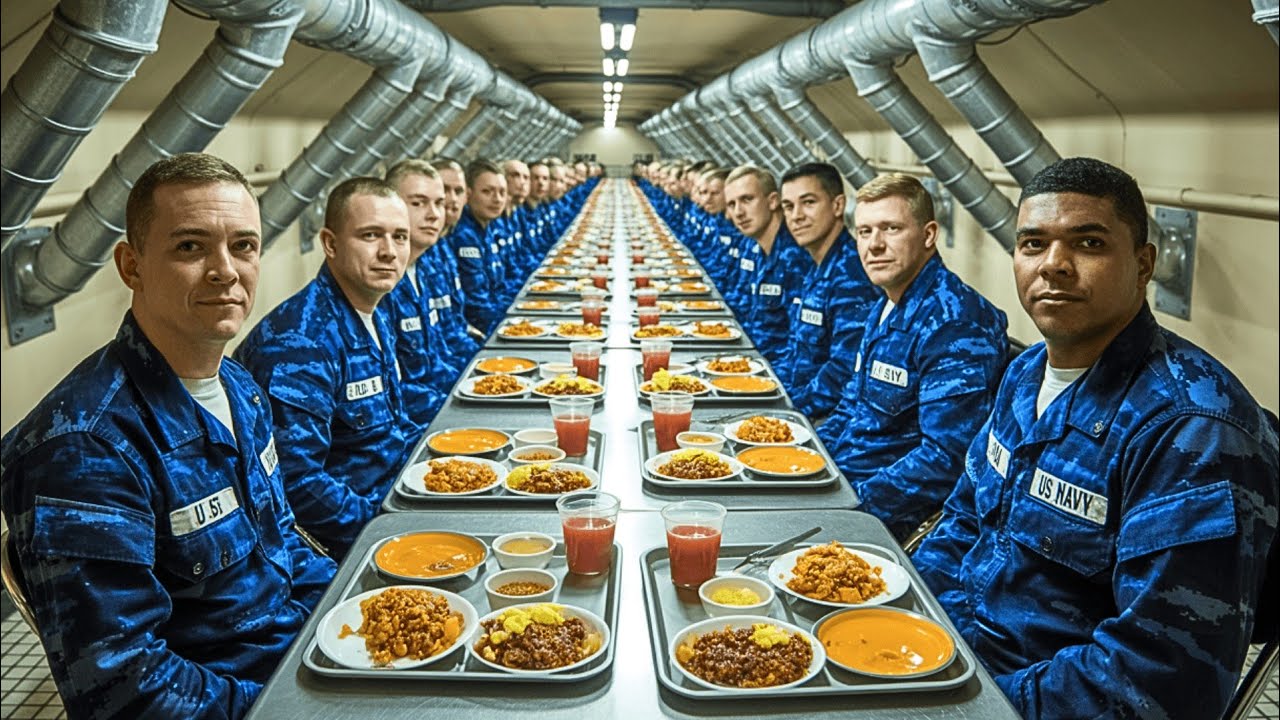 Life Inside US $4B US Nuclear Submarine At Sea & The destroyer - Kitchen & Daily Operations