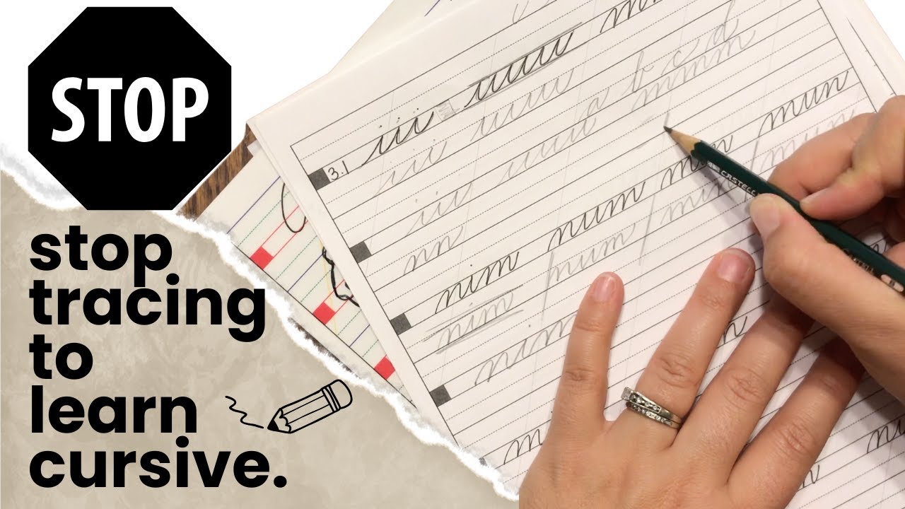 Stop Endless Tracing to Learn Cursive | Learn Cursive as an Art | What type of Cursive to teach?