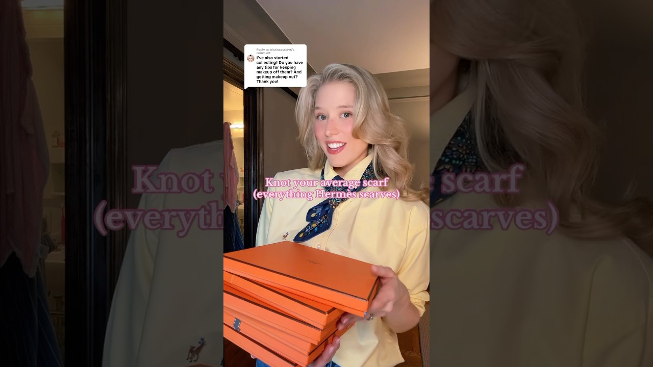 How to clean your Herm&egrave;s scarves🧼