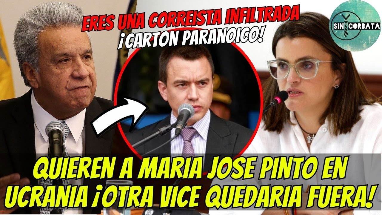 Moreno a la reja por el caso SINOHYDRO / Pinto a UCRANIA ¡Noboa tiene su nueva V1CT1MA!