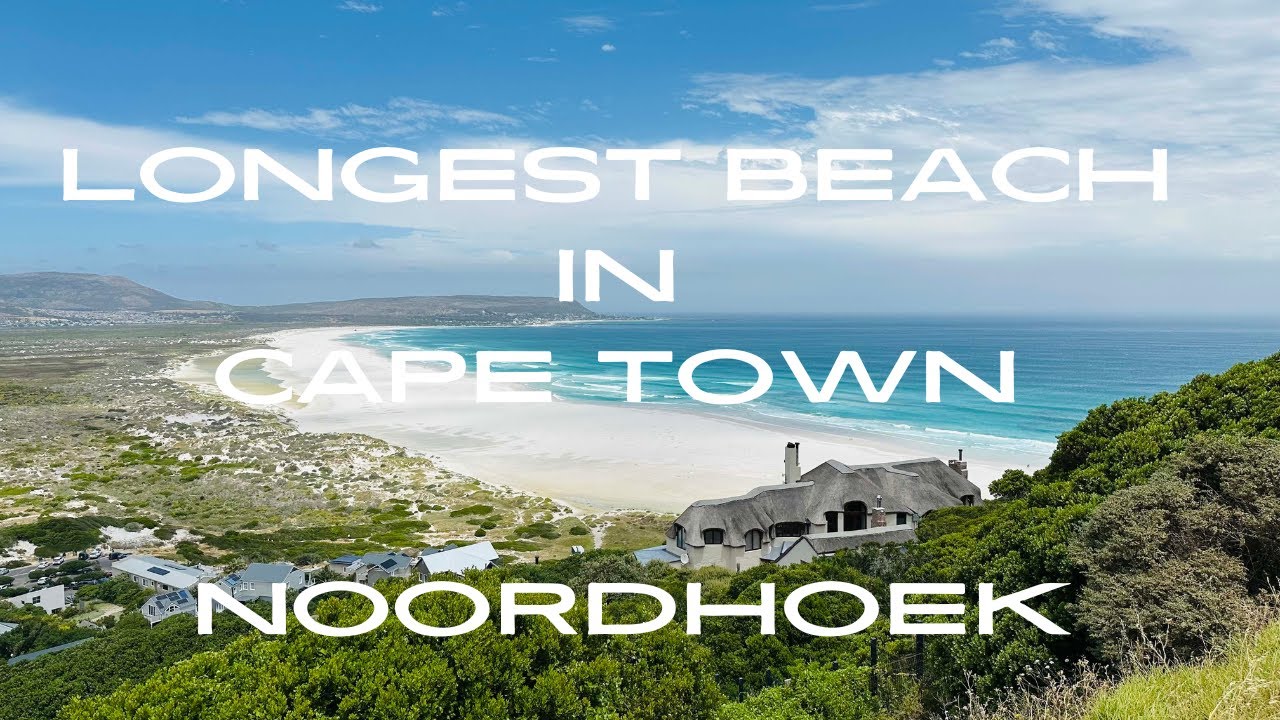 Longest Beach in Cape Town, Noordhoek |4k|