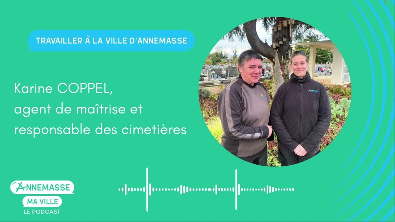 Karine Coppel - Agent de maîtrise et responsable des cimetières