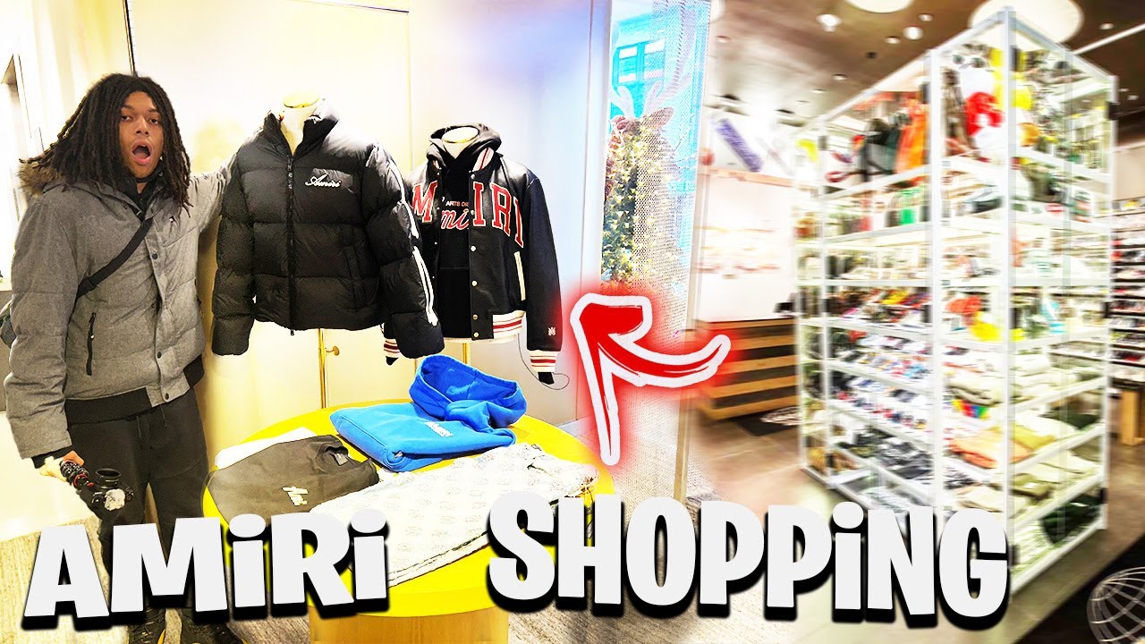 NYC Street Wear Shopping with Me! (Most Rare Amiri&rsquo;s)