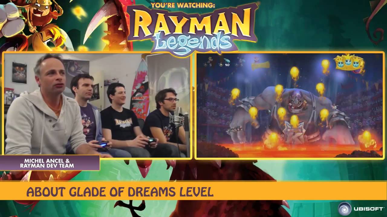 Rayman Legends - Twitch highlights with Michel Ancel and the Dev Team