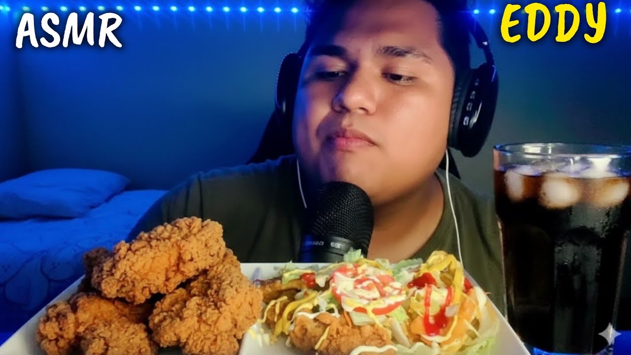 ASMR MUKBANG: ALITA BROSTER CON PAPASFRITAS Y ARROZ BLANCO 