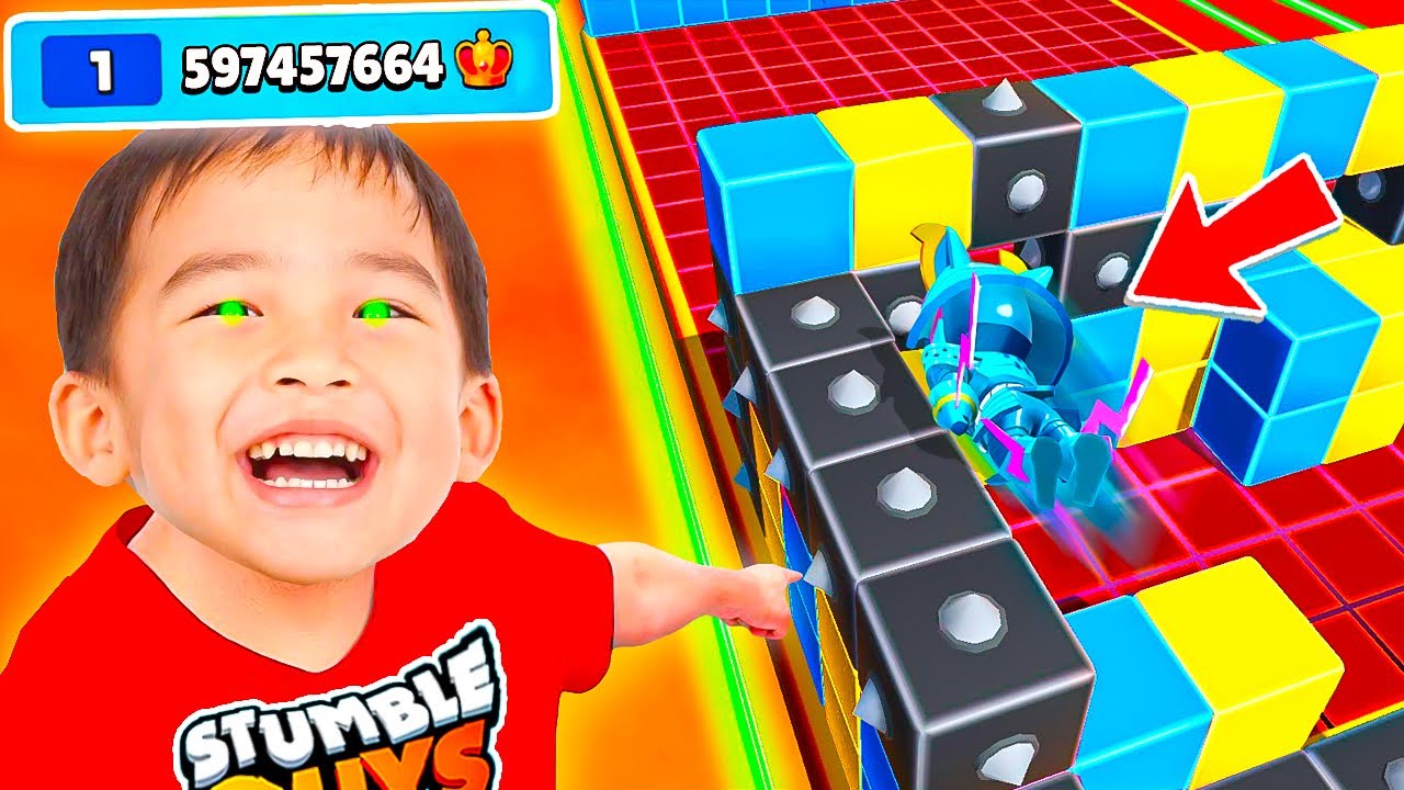 ASÍ JUEGA el MEJOR JUGADOR de MOVIL en STUMBLE GUYS! 😱 *no lo creerás*