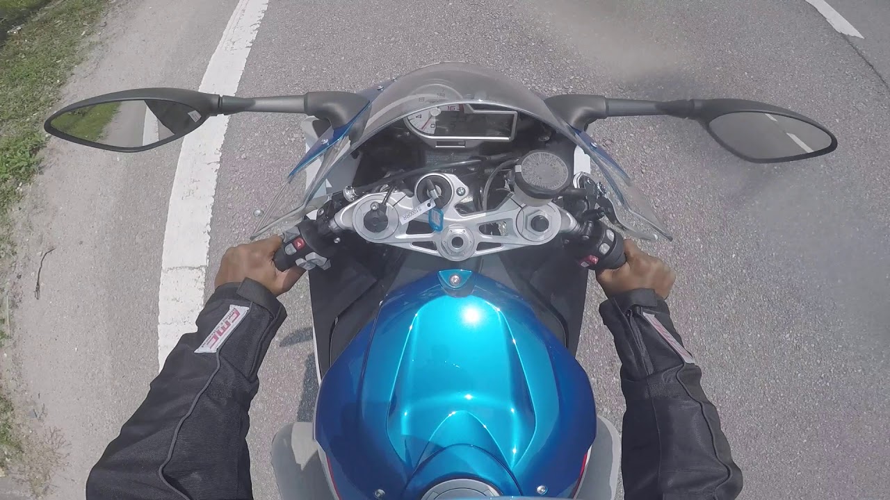 On board BMW S1000RR