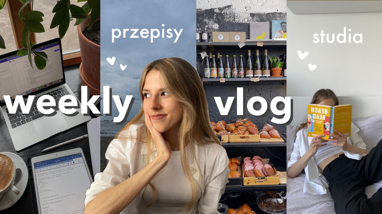 STUDY VLOG 🎧📓 realistyczny tydzień na studiach, gorsze dni & dużo gotowania