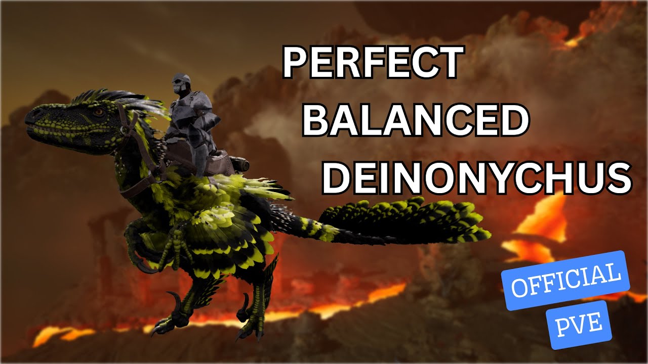 Deinonychus Vs Dragon / Perfect Stats Release | Ark Ascended PvE / No Level Just Imprint