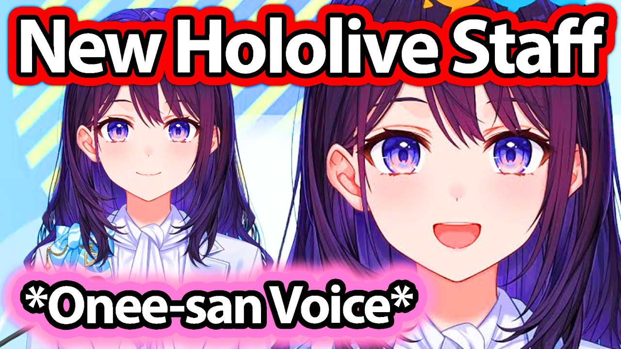 New hololive Staff Yuki has Onee-san Voice and also PON 【Hololive】