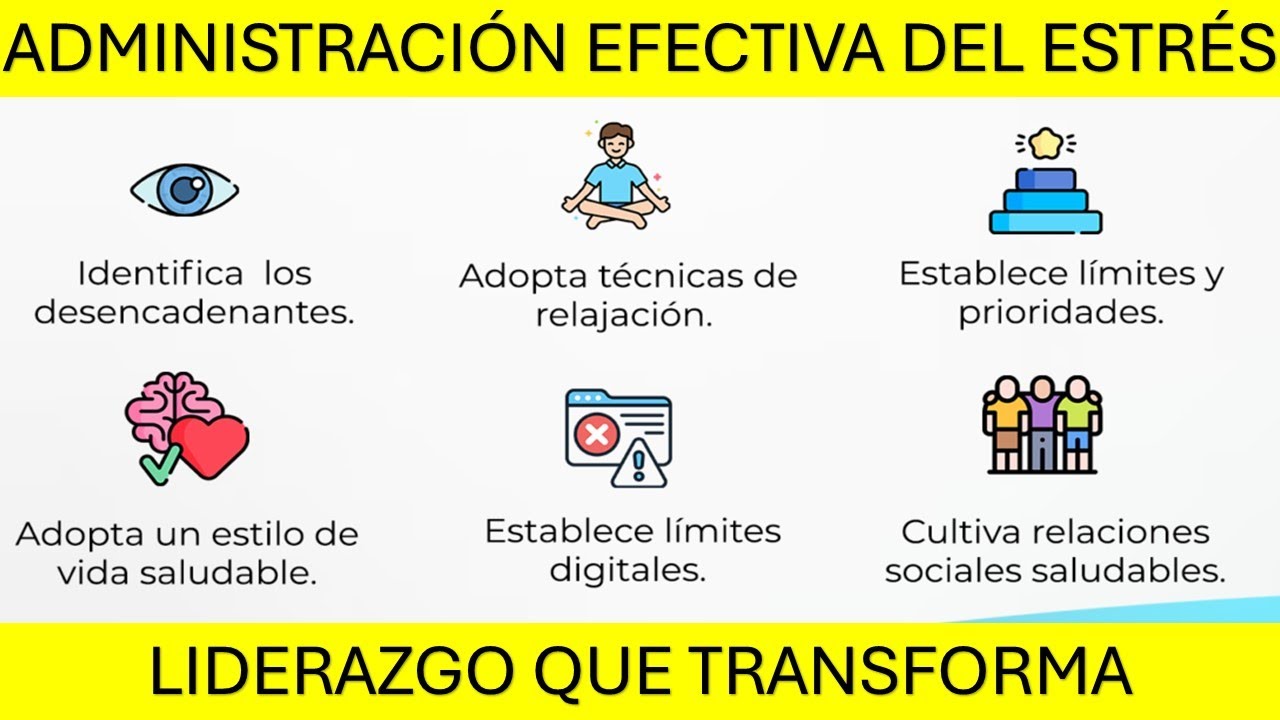 ADMINISTRACIÓN EFECTIVA DEL ESTRES   LIDERAZGO QUE TRANSFORMA