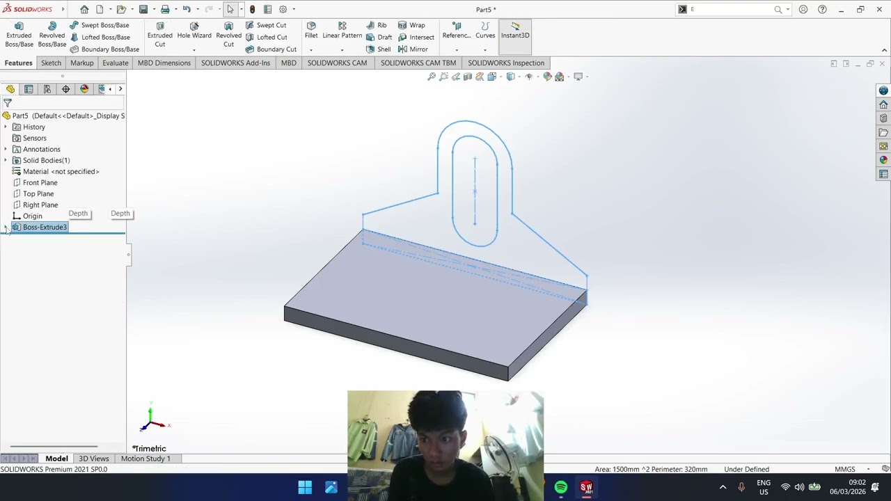 SOLIDWORK EXERCISE 60