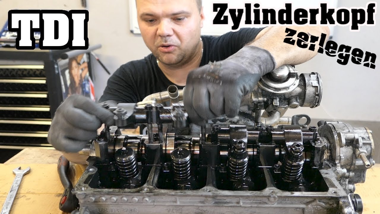 TDI Zylinderkopf zerlegen 1.9 tdi AUY - schrauba´s Urlaubscheck Teil 3