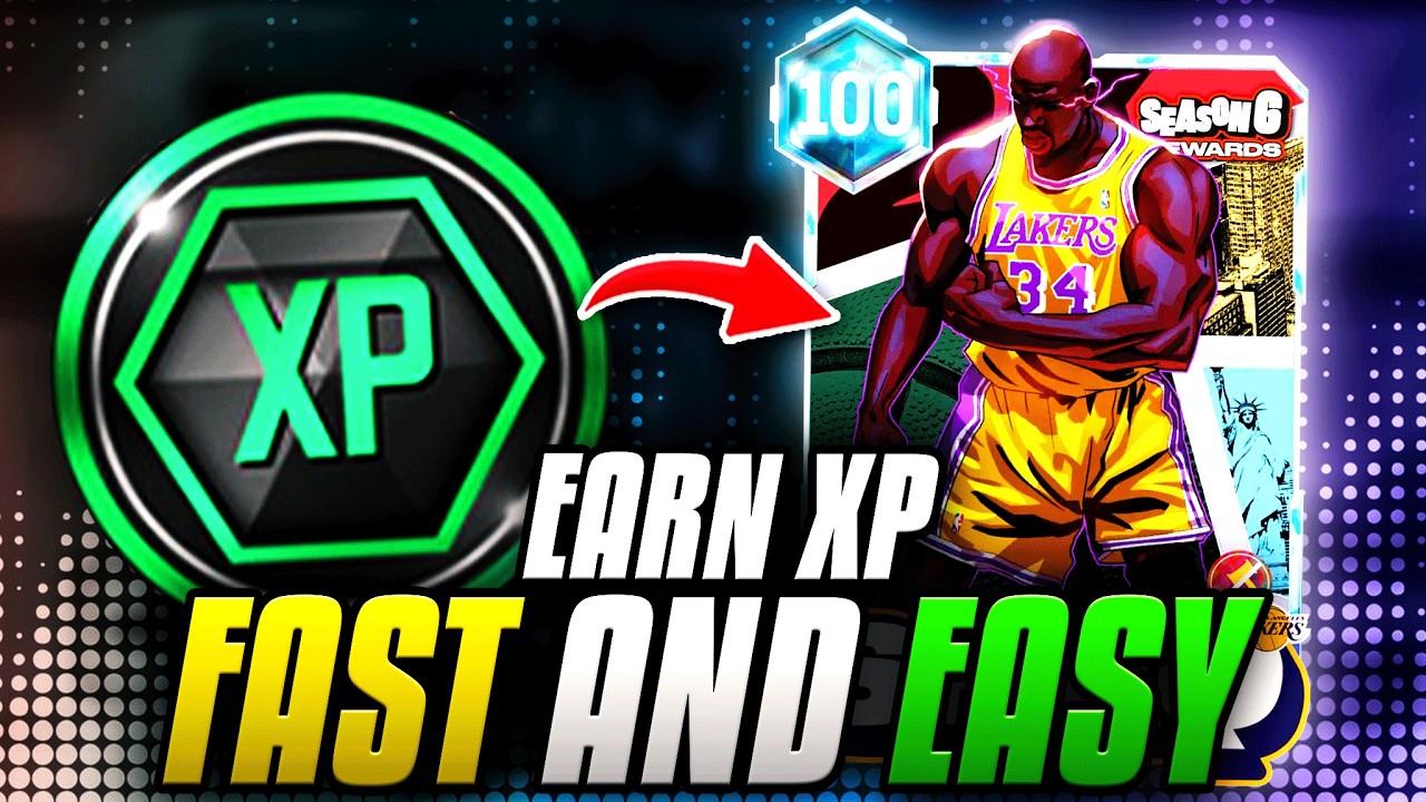 КАК БЫСТРО И ЛЕГКО ЗАРАБОТАТЬ XP ДЛЯ ШАКА С РЕЙТИНГОМ 100 В NBA 2K26 MYTEAM!