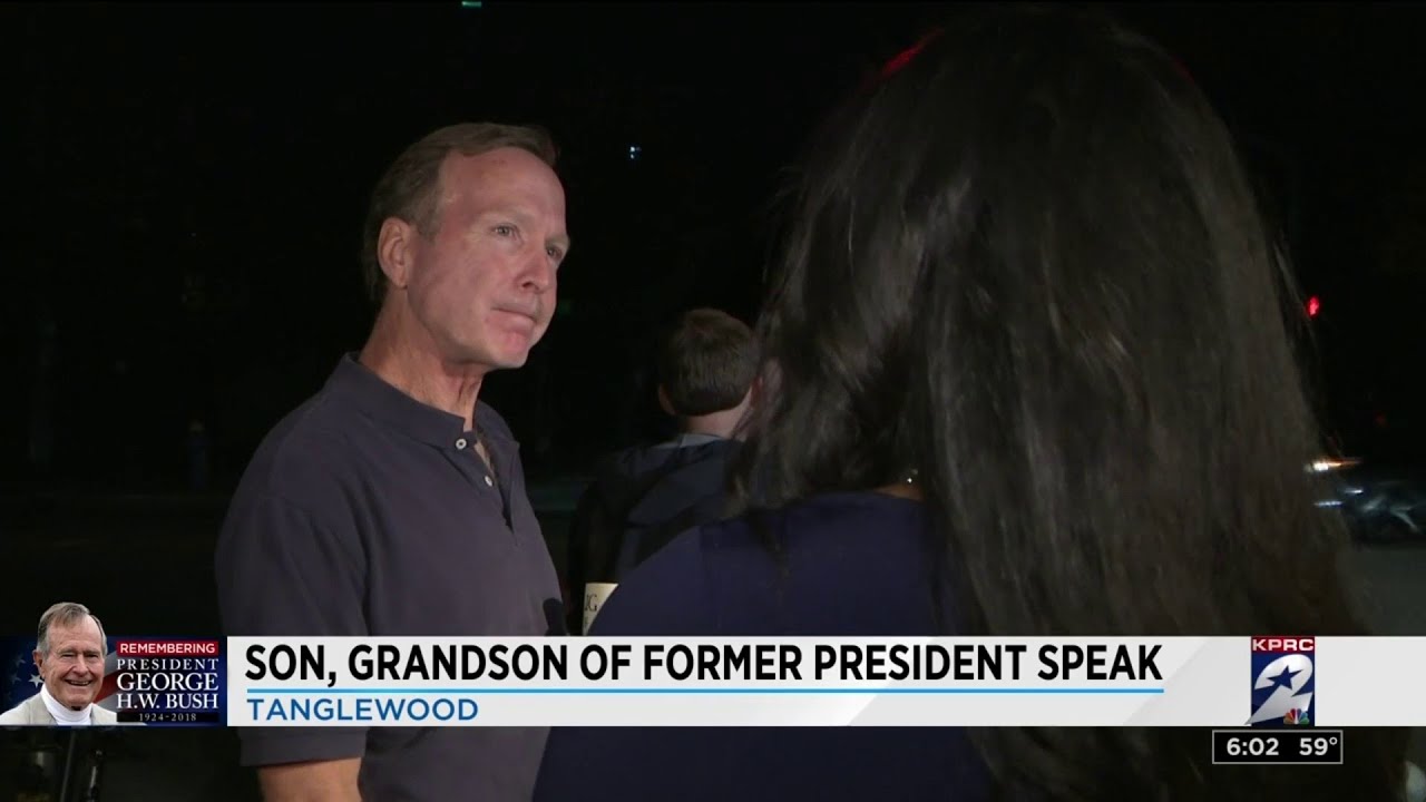 Son, grandson of former President speak