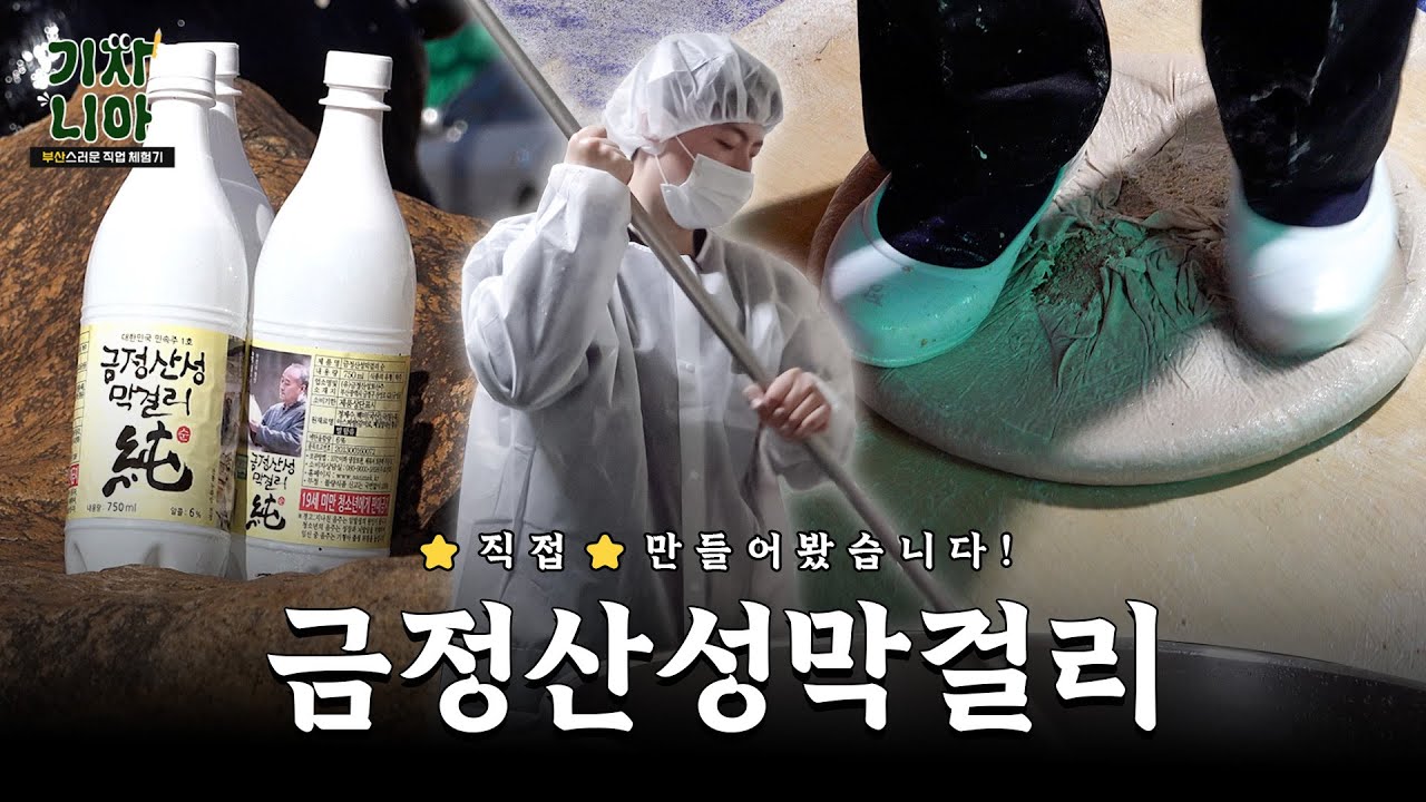 500년 전통 '발로 만든' 부산 막걸리 | 전통주 | 금정산성막걸리 | 기자니아 ep.9