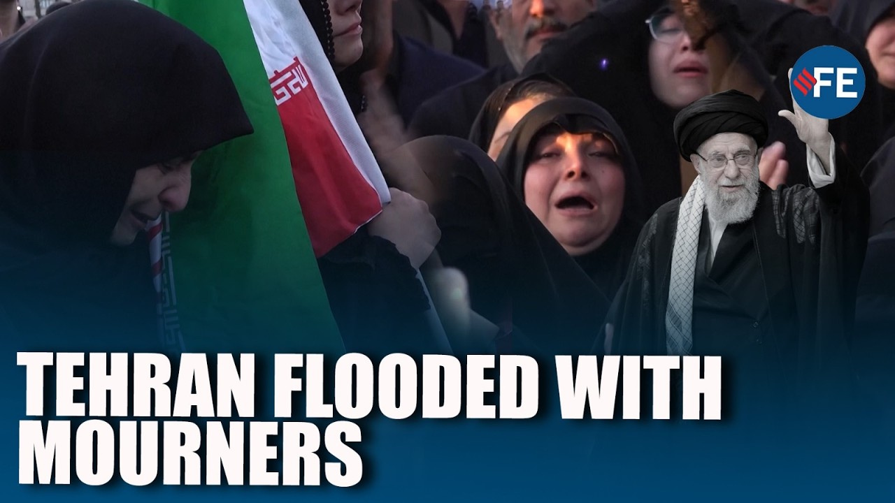 Khamenei&rsquo;s Death Sparks Tears and Protests in Tehran&rsquo;s Enghelab Square
