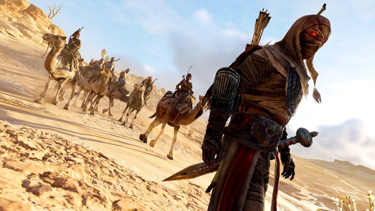 Assassin's Creed Origins - The Mummy Resurrected Stealth Kills Master & Brutal Combat