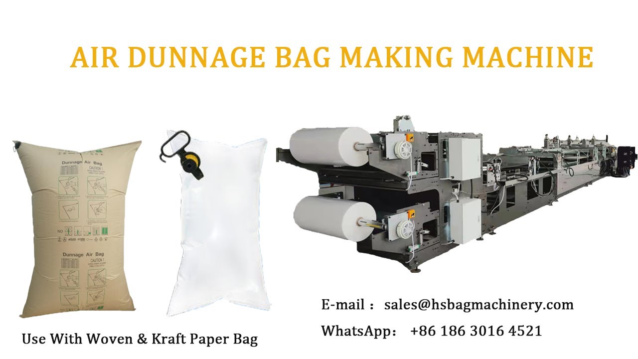 Four Side Sealing Air Dunnage Bag Making Machine Test