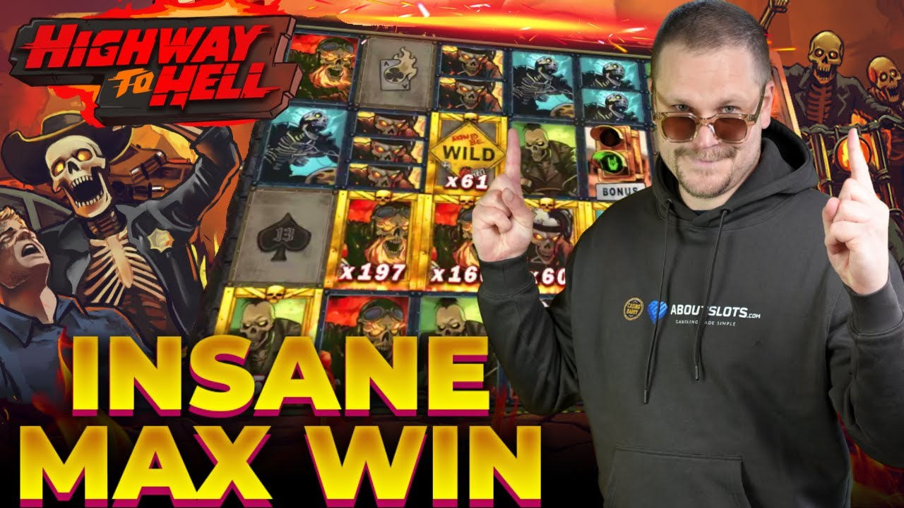 MY FIRST MAX WIN ON HIGHWAY TO HELL (INCREDIBLE WIN) 🔥💀